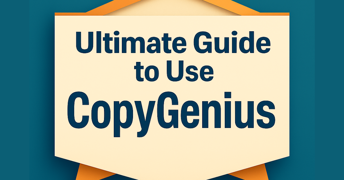 how to se copygenius for digital marketing