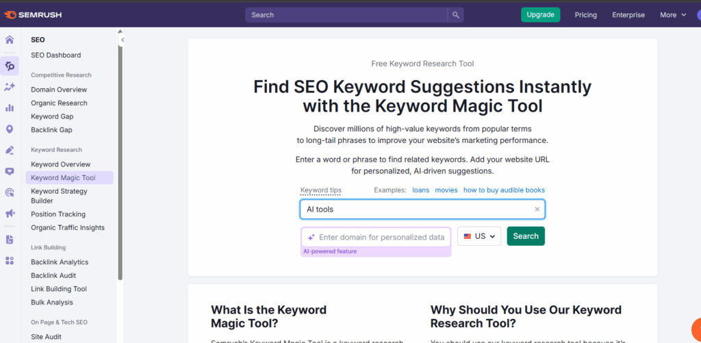 best ai seo tool for 2025
