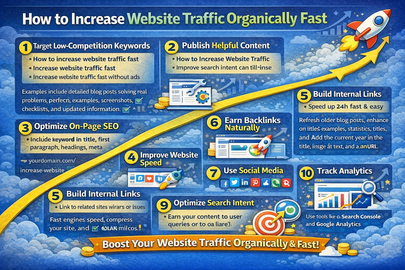 How to Increase Website Traffic Organically Fast