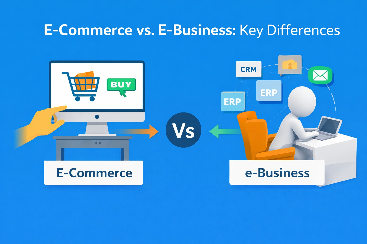 Difference Between E-Commerce and E-Business